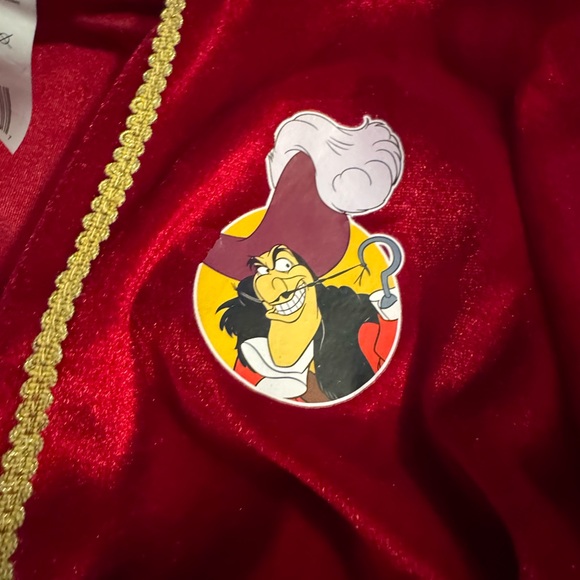 Disney Classics Captain Hook Jacket and Belt from Peter Pan in child size 7-8 - Picture 4 of 4